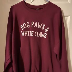 Dog Paw & White Claws